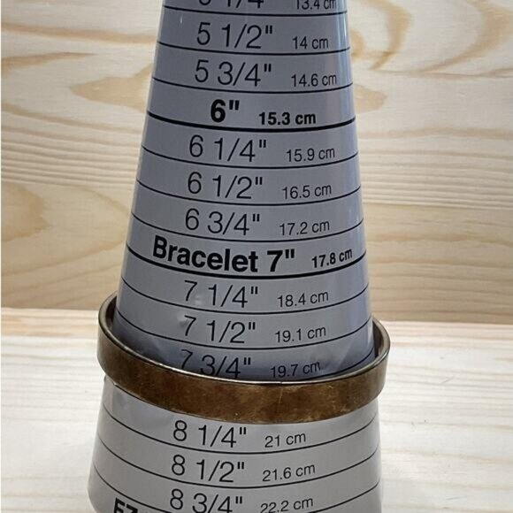 Bronze Colored Metal Bangle Bracelet - Picture 4 of 4